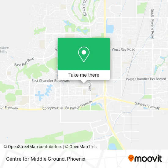 Centre for Middle Ground map