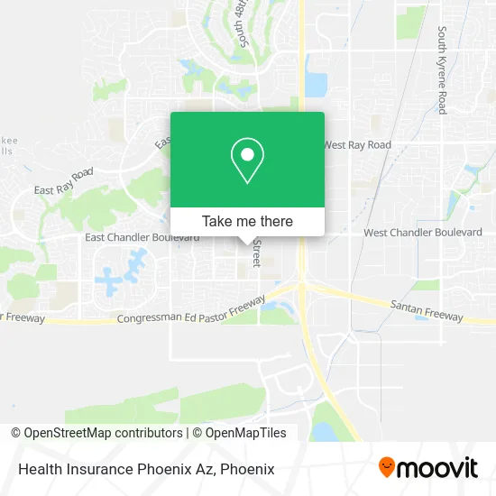 Health Insurance Phoenix Az map