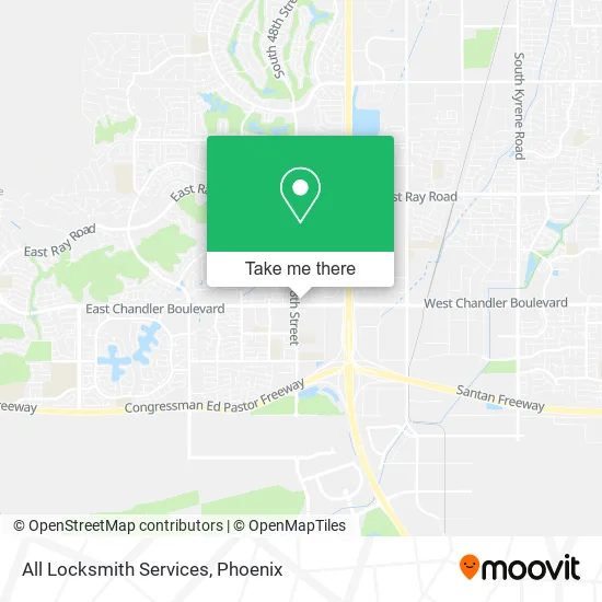 All Locksmith Services map