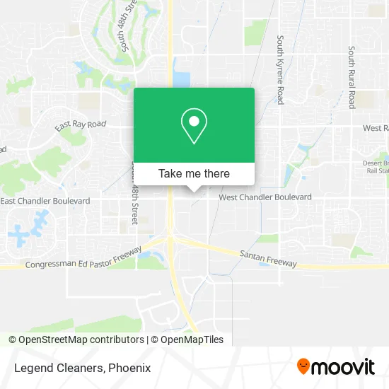 Legend Cleaners map