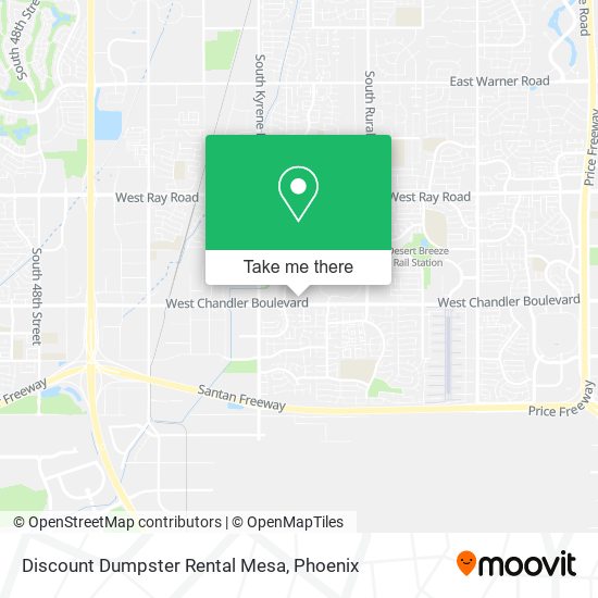 Mapa de Discount Dumpster Rental Mesa