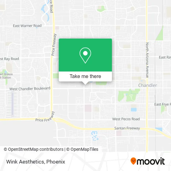 Wink Aesthetics map