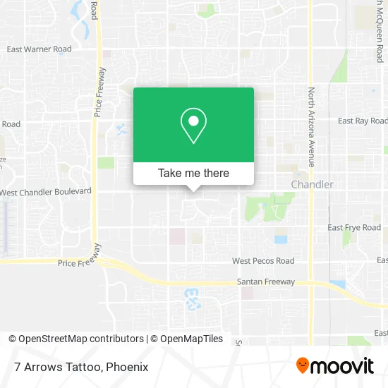 7 Arrows Tattoo map