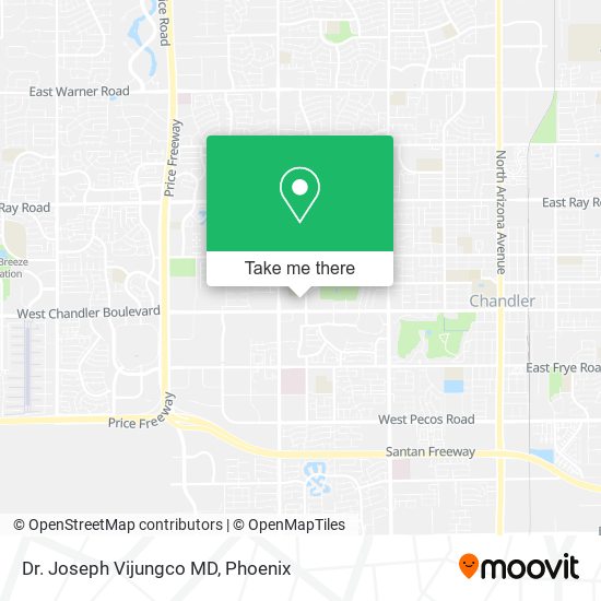 Mapa de Dr. Joseph Vijungco MD