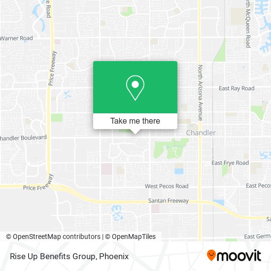 Rise Up Benefits Group map