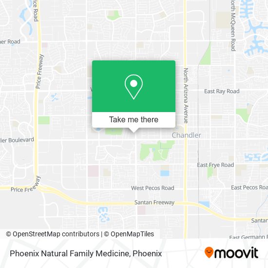 Phoenix Natural Family Medicine map