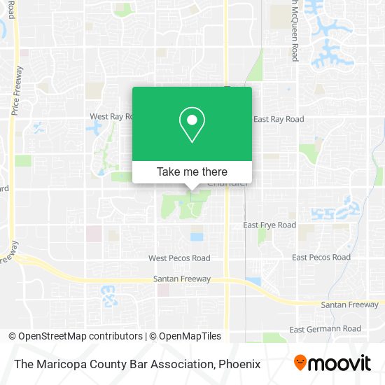 The Maricopa County Bar Association map