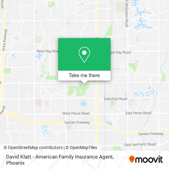 Mapa de David Klatt - American Family Insurance Agent