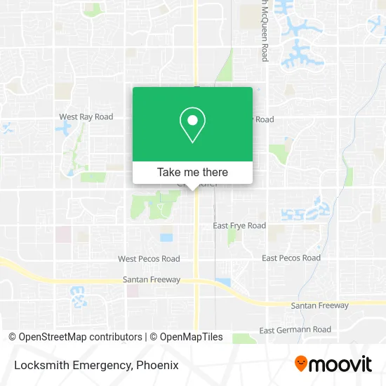 Locksmith Emergency map