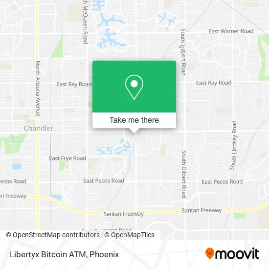 Libertyx Bitcoin ATM map