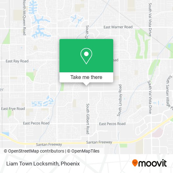 Liam Town Locksmith map