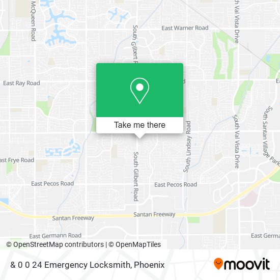 & 0 0 24 Emergency Locksmith map