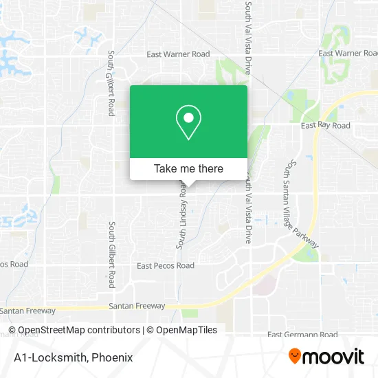 A1-Locksmith map