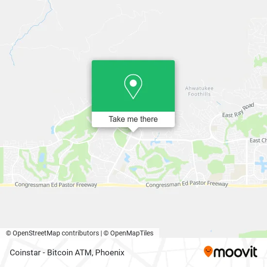 Mapa de Coinstar - Bitcoin ATM
