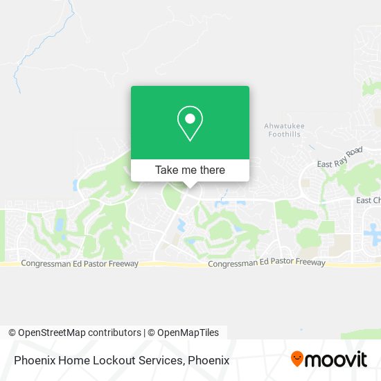 Phoenix Home Lockout Services map