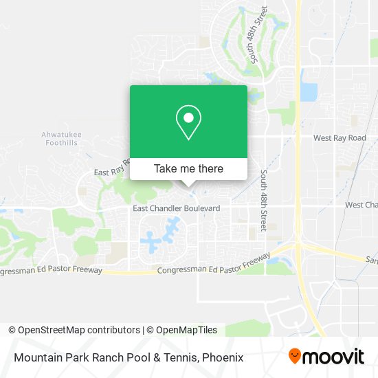 Mountain Park Ranch Pool & Tennis map