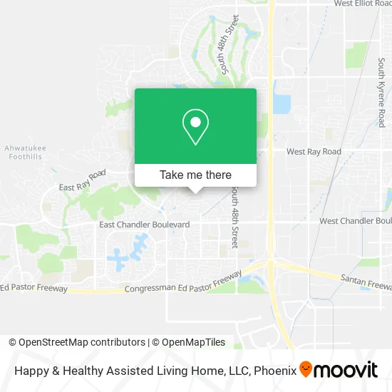 Happy & Healthy Assisted Living Home, LLC map