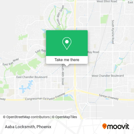 Aaba Locksmith map