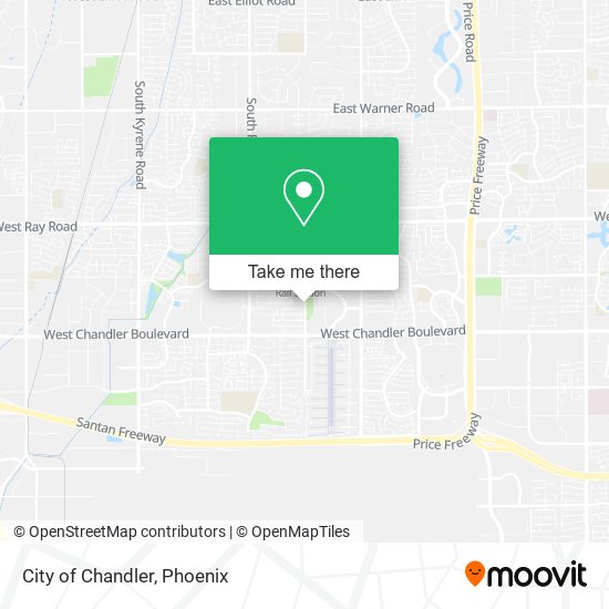 Mapa de City of Chandler