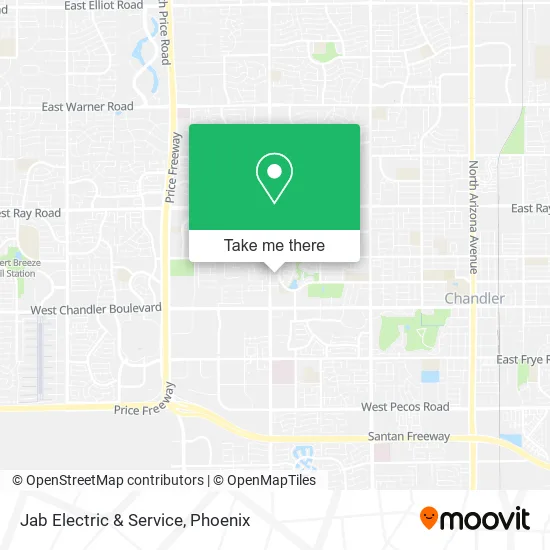 Jab Electric & Service map