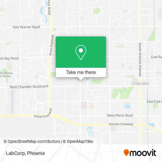 LabCorp map