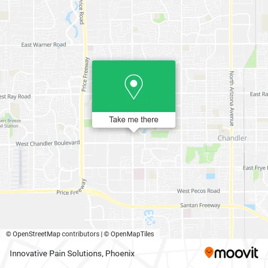 Innovative Pain Solutions map