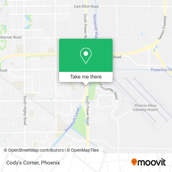 Mapa de Cody's Corner