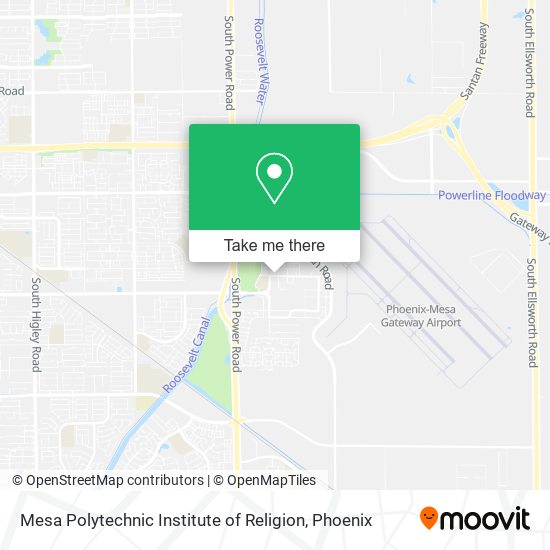 Mapa de Mesa Polytechnic Institute of Religion