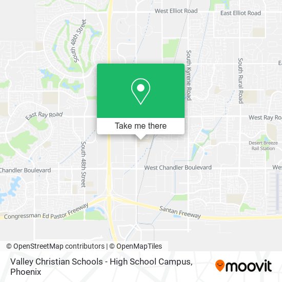 Valley Christian Schools - High School Campus map