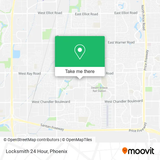 Locksmith 24 Hour map