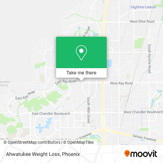 Ahwatukee Weight Loss map