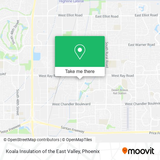 Koala Insulation of the East Valley map