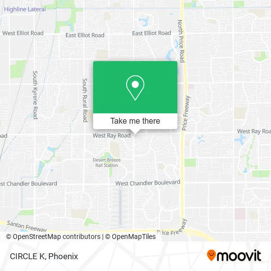 CIRCLE K map