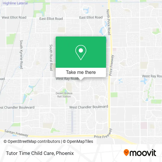 Mapa de Tutor Time Child Care