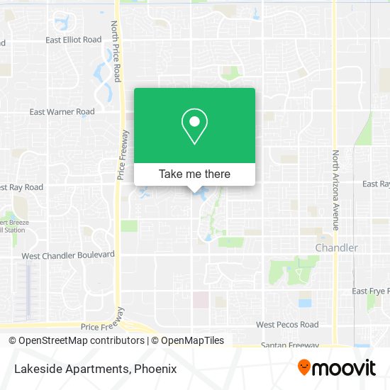 Lakeside Apartments map