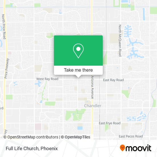 Full Life Church map