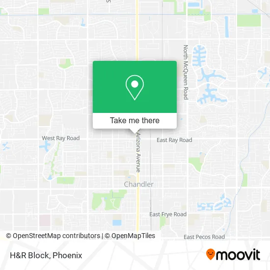 H&R Block map