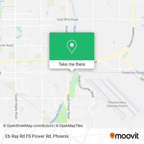 Mapa de Eb Ray Rd FS Power Rd