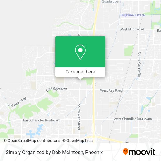 Simply Organized by Deb McIntosh map