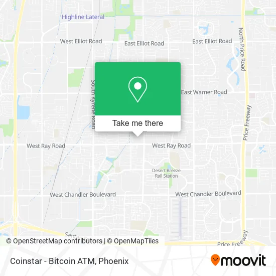 Coinstar - Bitcoin ATM map