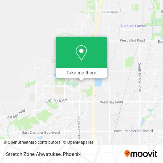 Mapa de Stretch Zone Ahwatukee