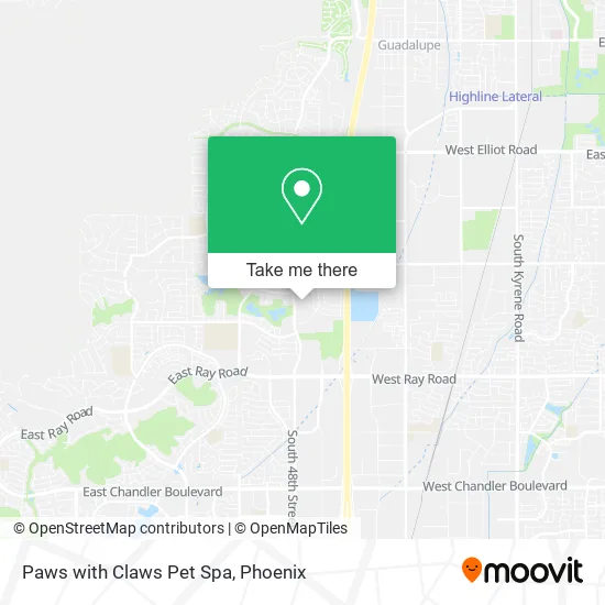 Paws with Claws Pet Spa map