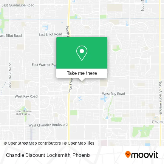 Chandle Discount Locksmith map
