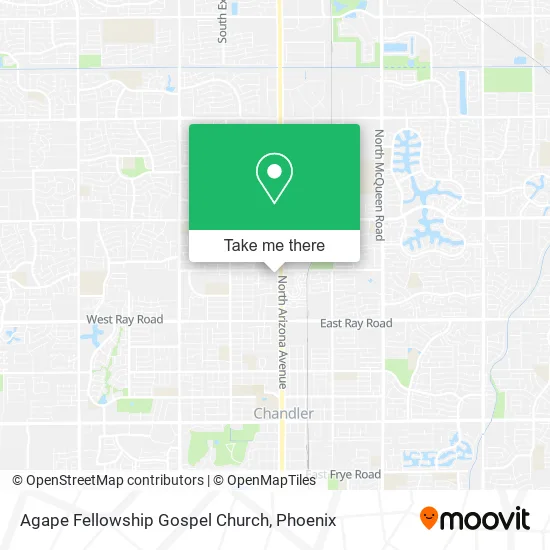 Agape Fellowship Gospel Church map