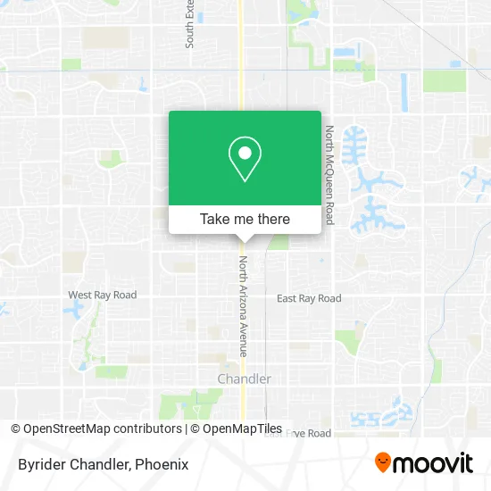 Byrider Chandler map