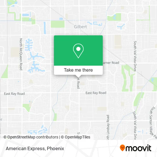 American Express map