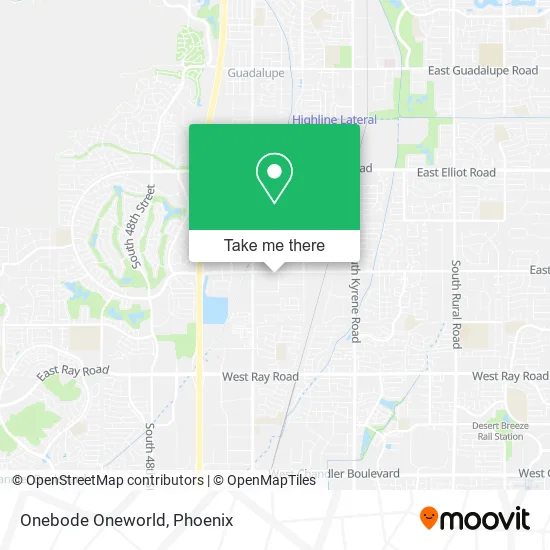 Onebode Oneworld map