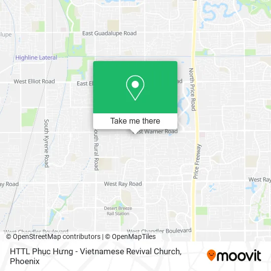 Mapa de HTTL Phục Hưng - Vietnamese Revival Church