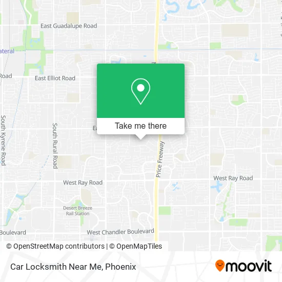 Car Locksmith Near Me map