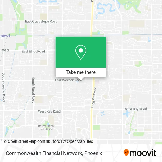 Mapa de Commonwealth Financial Network